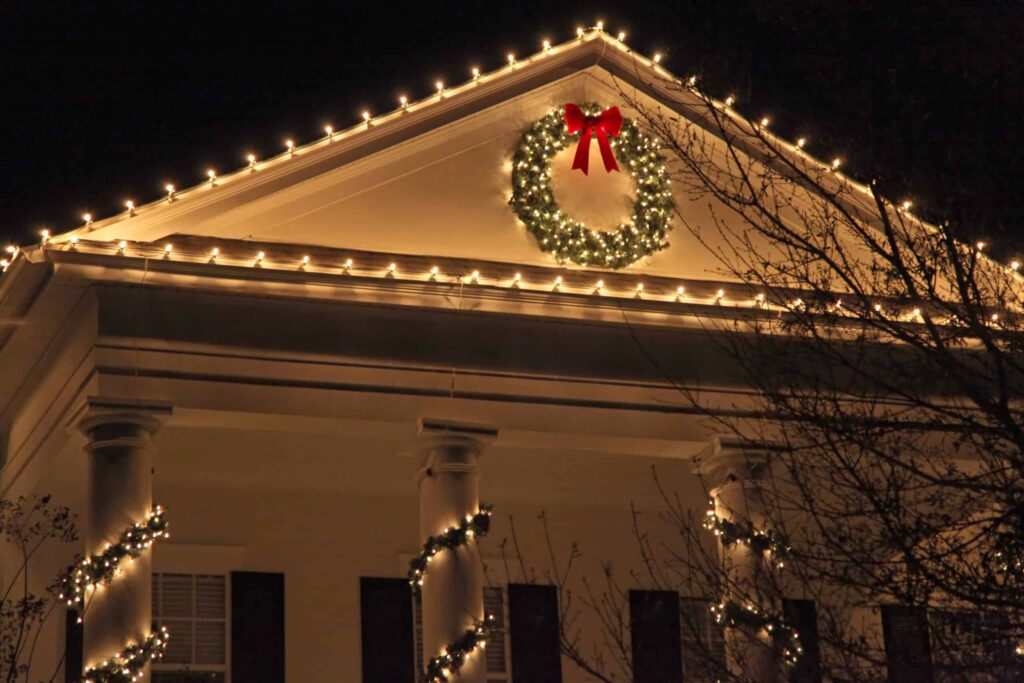 commercial Christmas light installation Haddonfield NJ