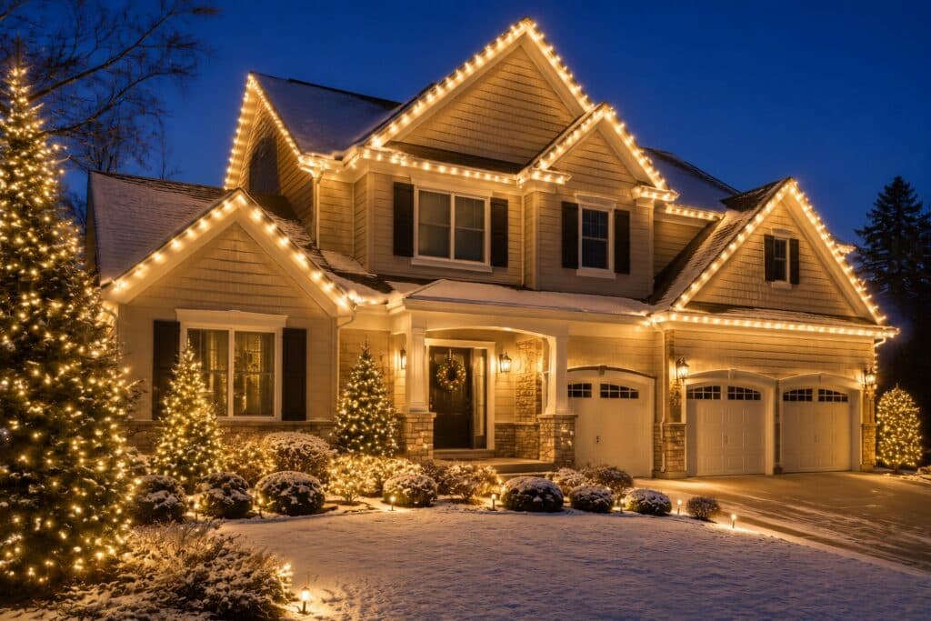 What Professional Holiday Light Installation Actually Includes (South Jersey Guide)